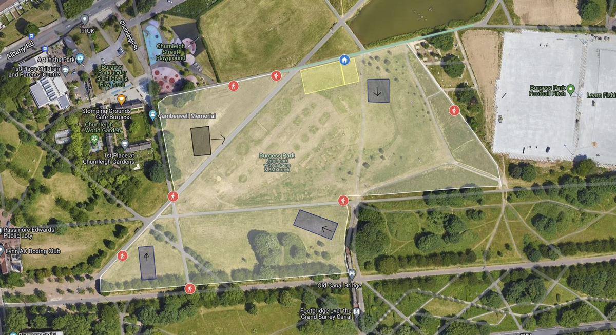 Event site map Jazz Cafe Maiden Voyage and NTS